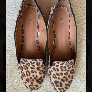 Leopard print flats